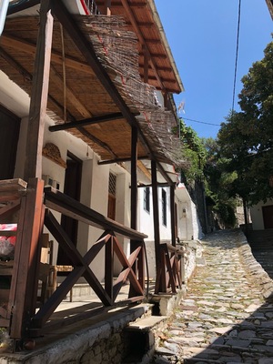 Lovely village Markinitsa in Pelion, Greece