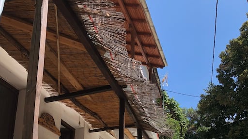 Lovely village Markinitsa in Pelion, Greece