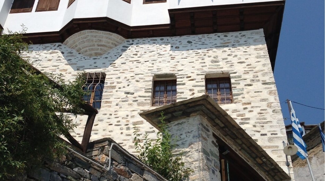 Traditional house in Makrinitsa village. A representative example of the local architecture.
