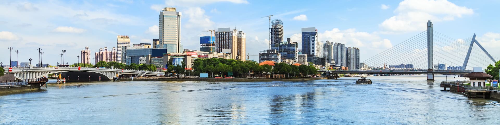 Ningbo Urban Architectural Landscape Skyline