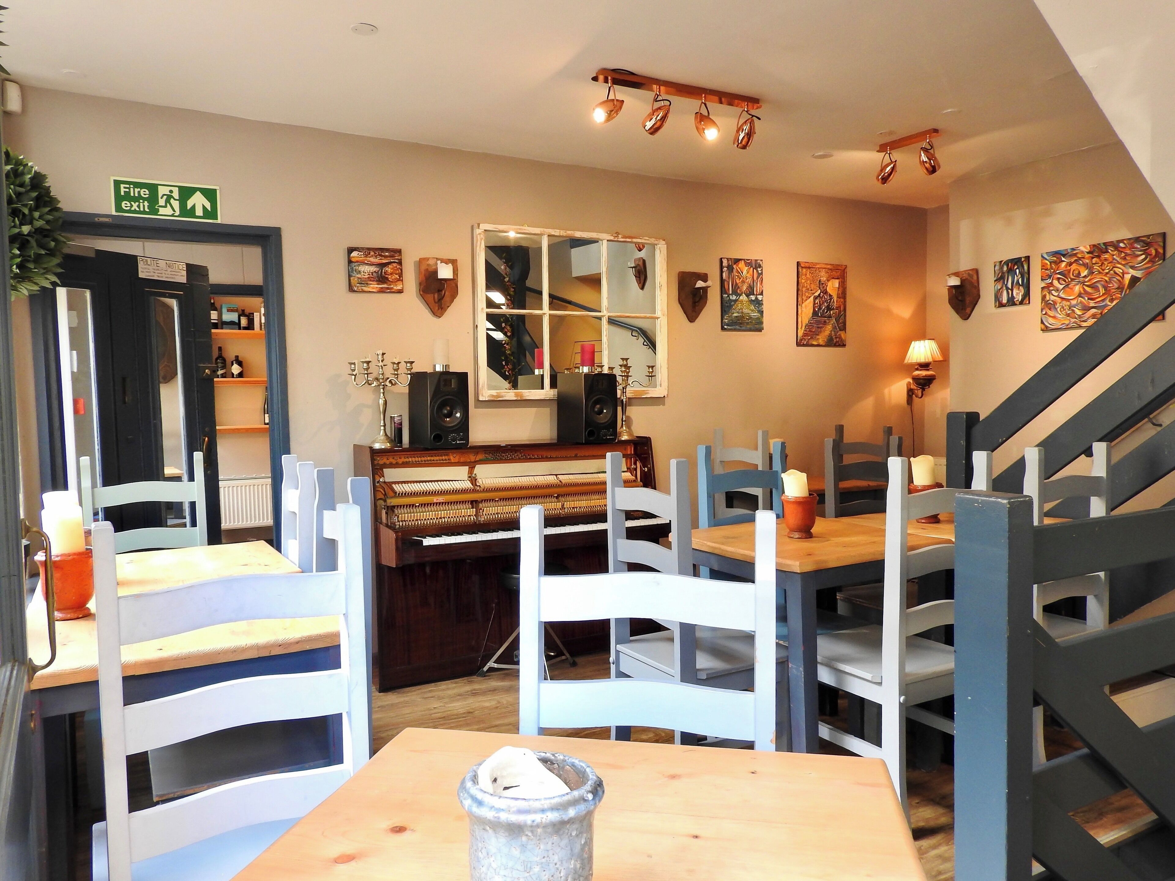 Cafe/restaurant in Bath, England (June 2017)