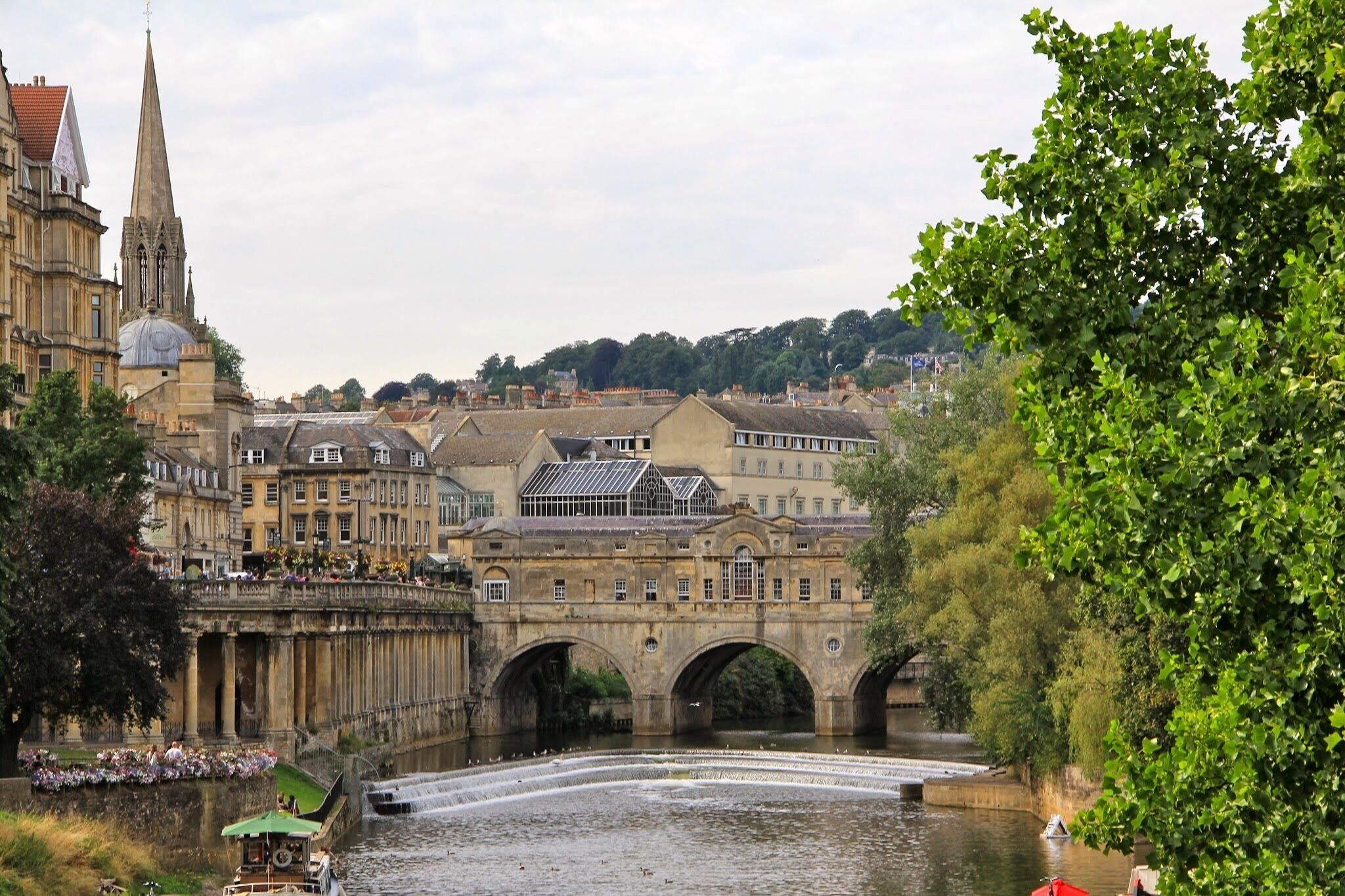 Historical buildings such as cathedral and Roman bath in Bath #England # landscape #hiking #landscape #iconicplace #reflections #travel #troveontuesday
