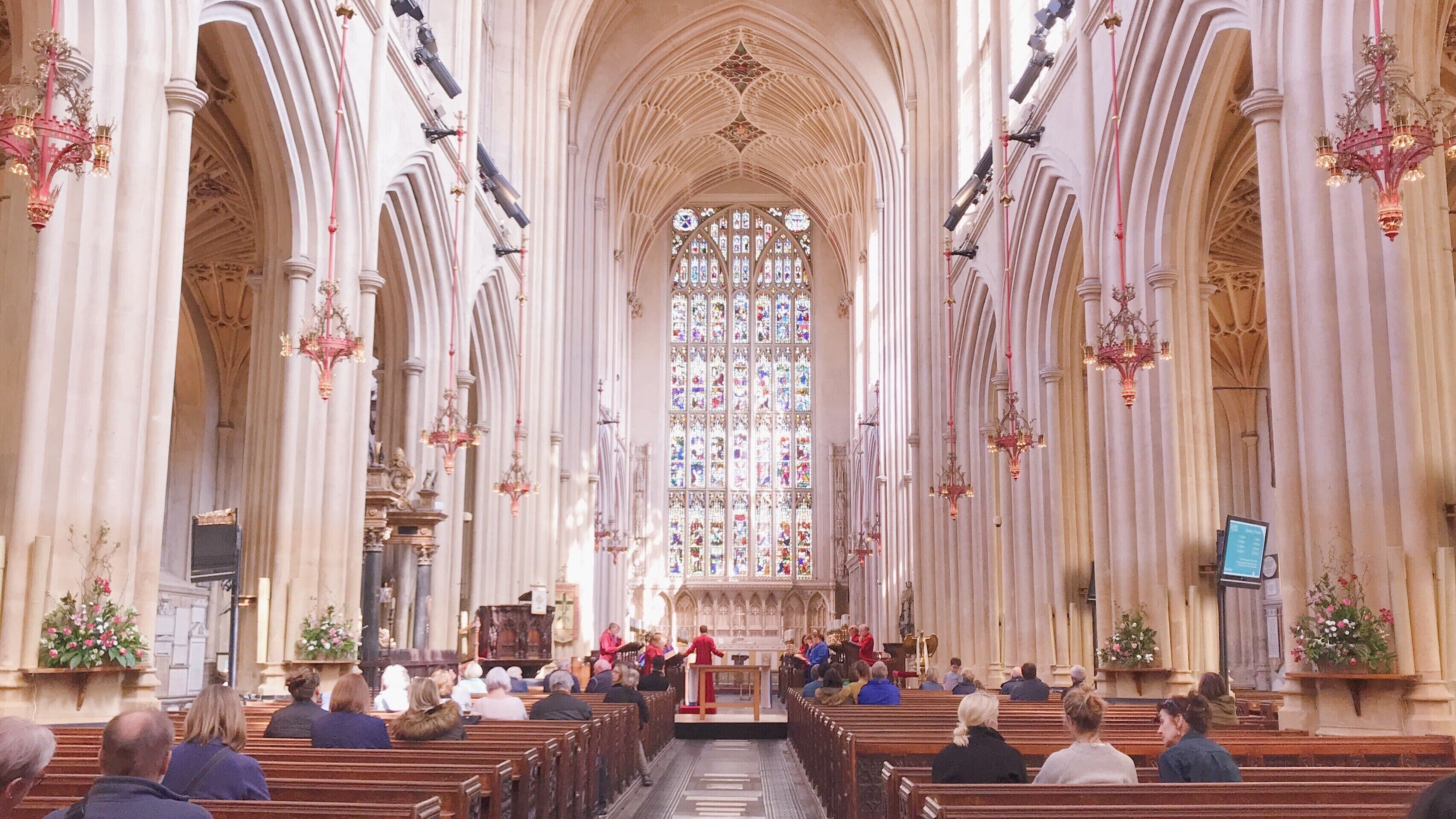 We took a day trip out from London to Bath and Stonehenge - it was an easy and fairly affordable way to get out of the city for a day. It was also nice to have tickets to everything included and guided tours of both locations. 
Bath Abbey had a choir singing the week we went (mid April). The sun came through and made the entire interior glow. #history