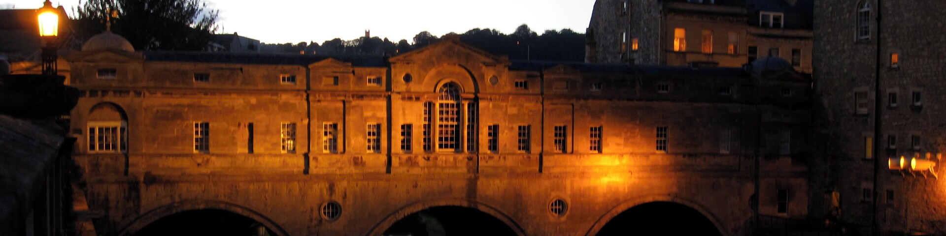 The beautiful Pulteney Weir and Bridge in Bath. Lovely at night. And during the day.