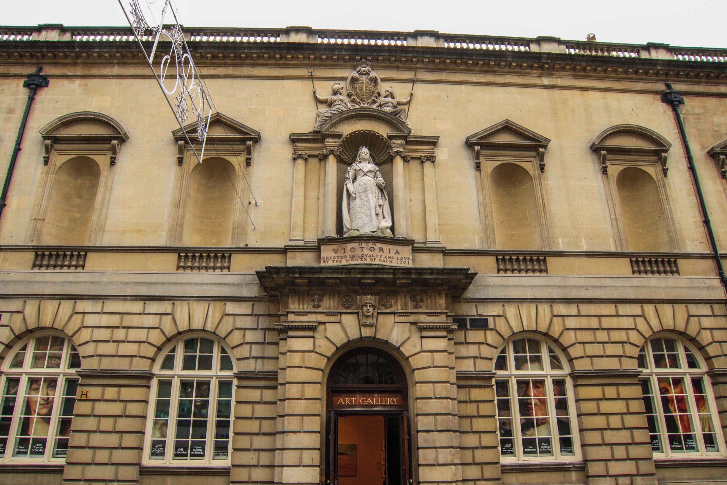 The Art Gallery with Queen Victoria looking over