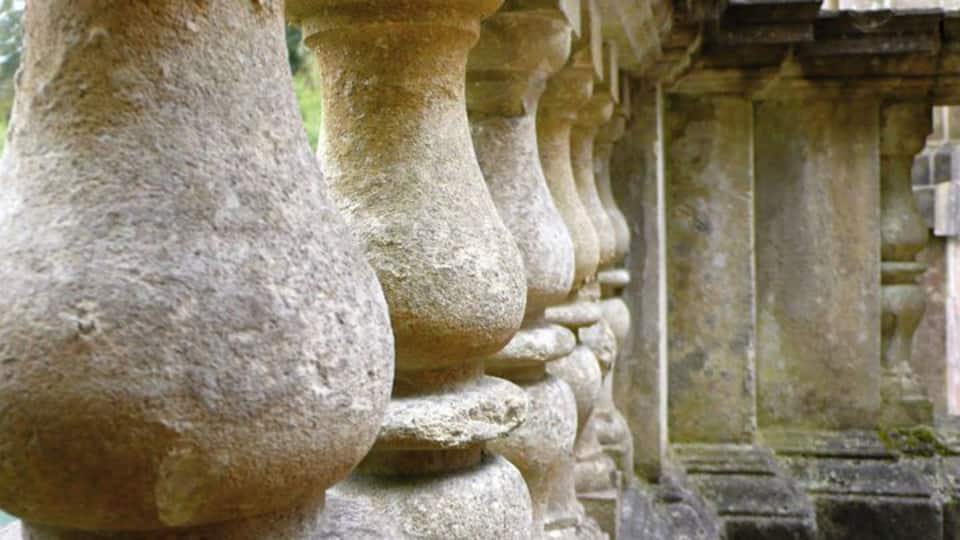 This is a detail from the Palladian Bridge in Prior Park, south of Bath, UK. It is one of the few remaining such bridges in the world. #details