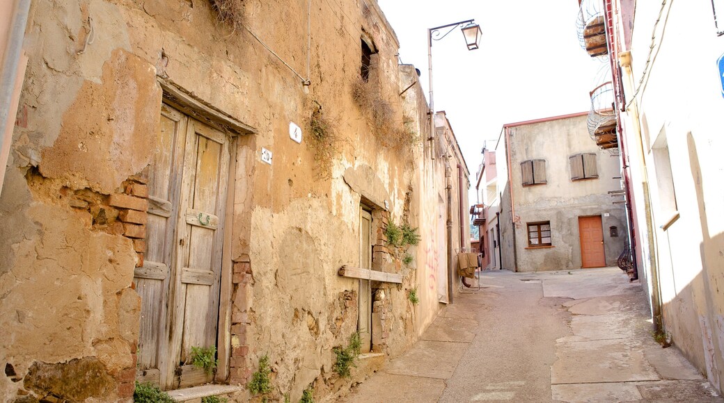 Iglesias featuring a small town or village, street scenes and heritage architecture