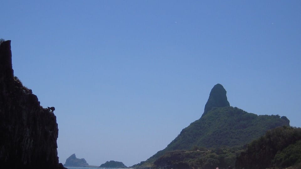 I don't remember the name of this beach but as you can see, it was very crowded that day. From here, we jumped off the boat and swam in. Fernando de Noronha remains as one of the most incredible and scenic places I have ever visited. If you want large 5-star luxury properties, skip it. If you want some of the best beaches you have ever seen, go there.