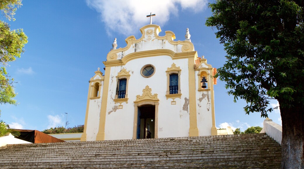 Fernando de Noronha which includes a church or cathedral and religious aspects