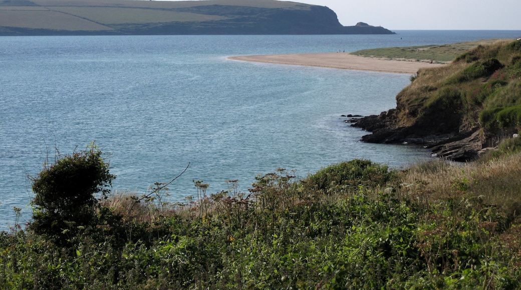 MĂŒndungstrichter des Flusses Camel an der Padstow Bay in Cornwall, England