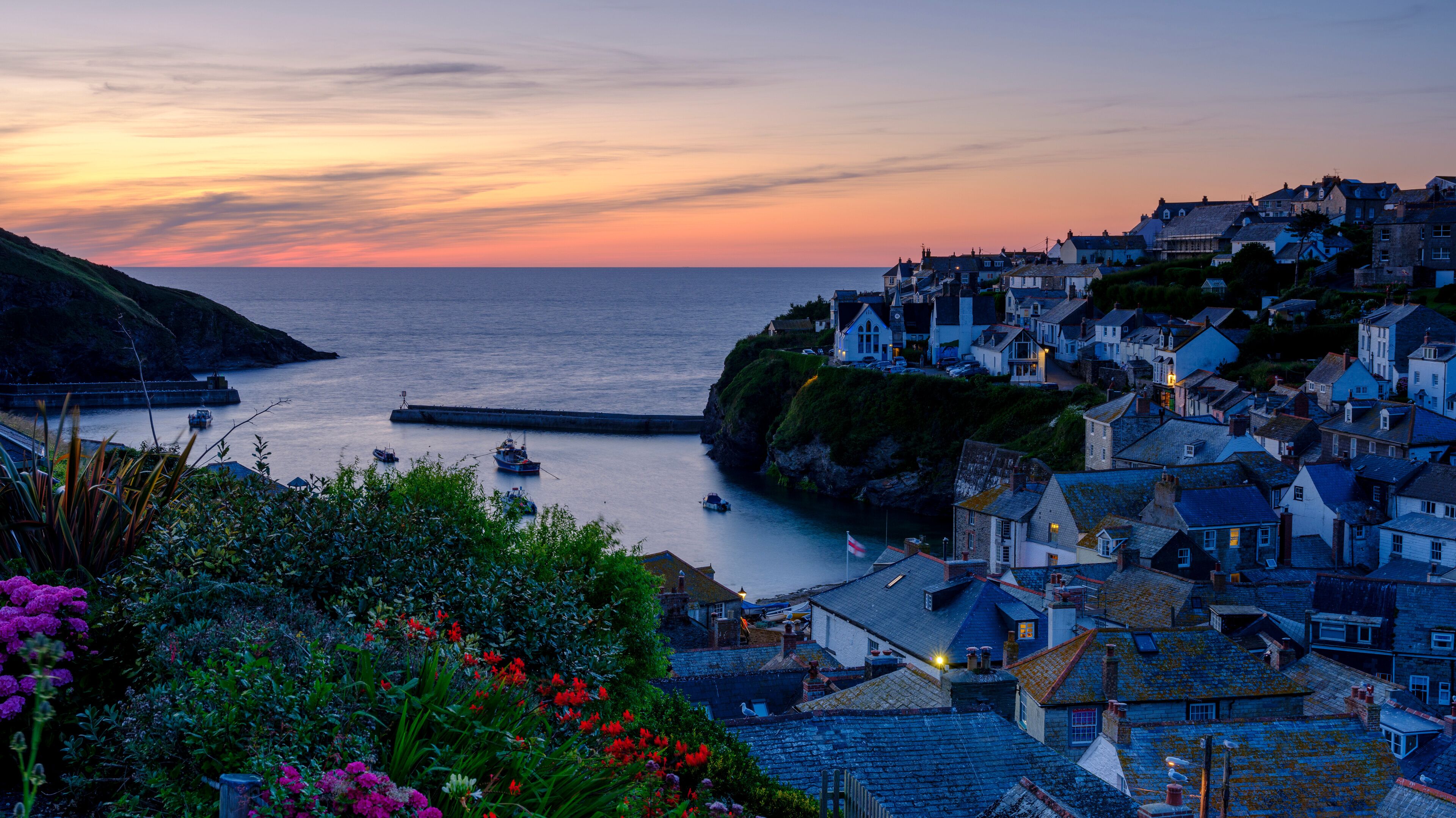Port Isaac summer evening sunset