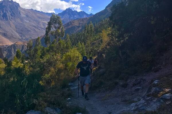 Hiking up to the Pumamarca Inca Ruins.
#TakeAHike