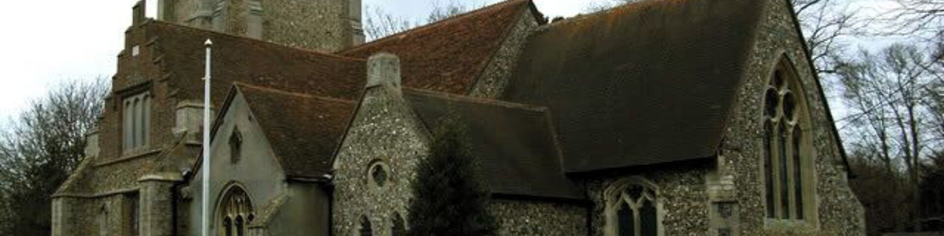 St Andrew's parish church, Great Yeldham, Essex, seen from the southeast