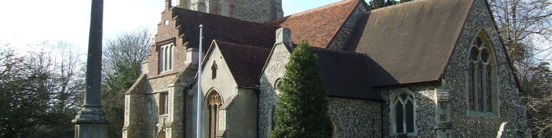 St Andrew's parish church, Great Yeldham, Essex, seen from the southeast