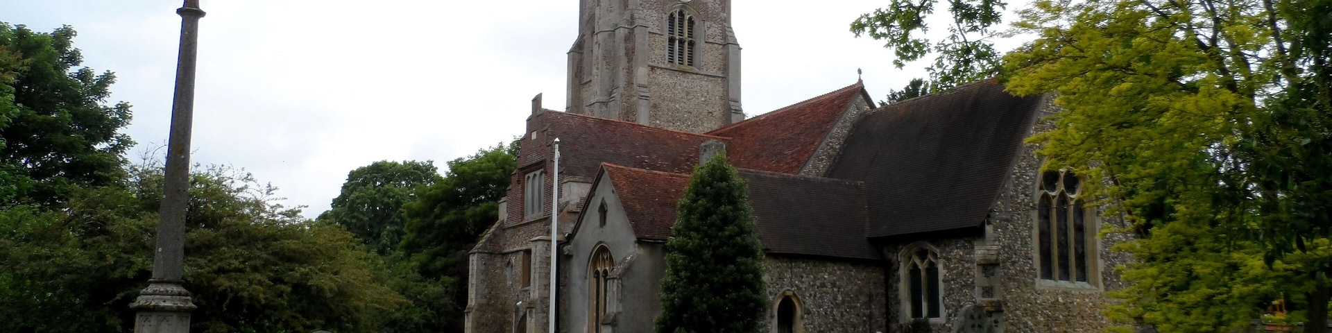 St Andrew's parish church, Great Yeldham, Essex, seen from the southeast