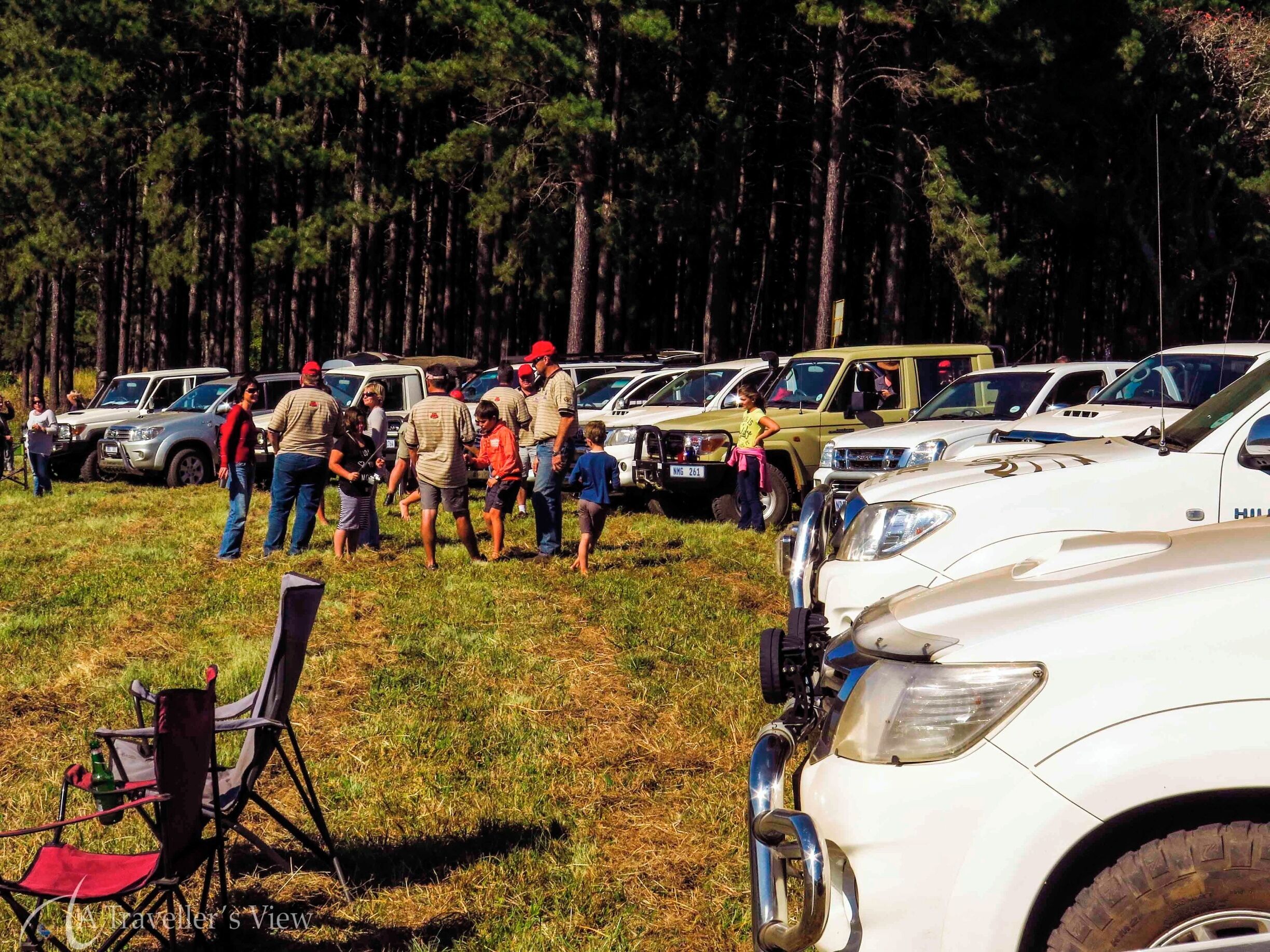 Lunch break during the 4x4 run from Pongola to Bivane Dam. Many families came to enjoy this  #WeekendGetaway