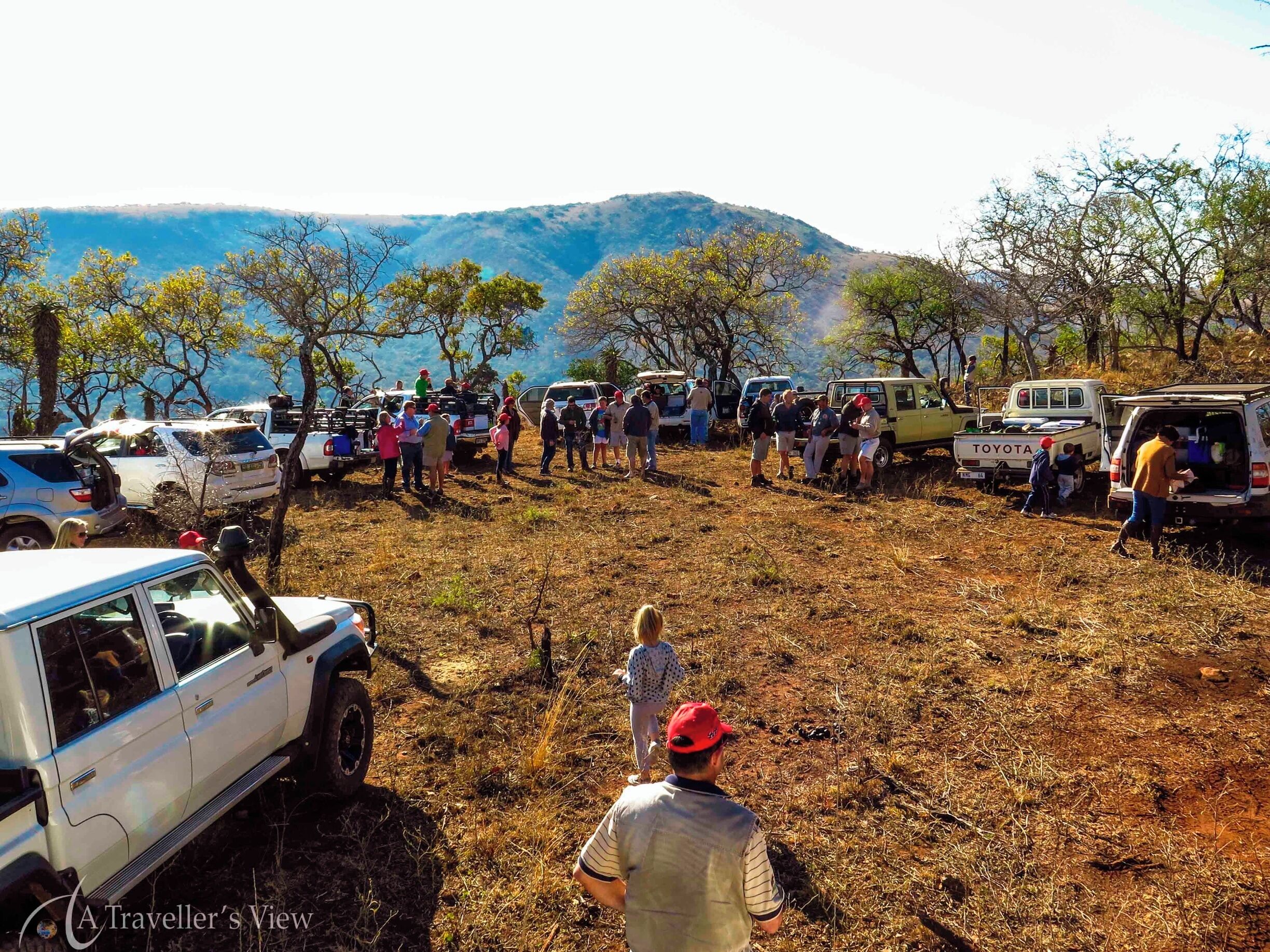 Finally, time for the morning coffee. The 4x4 run is going smooth for the #WeekendGetaway.