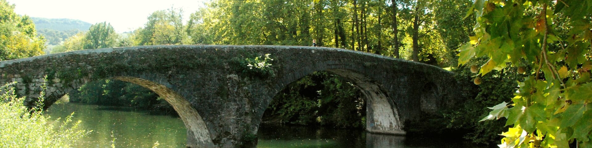 Bidasoa ibaiko Mikel deuna zubia Beratik hurbil