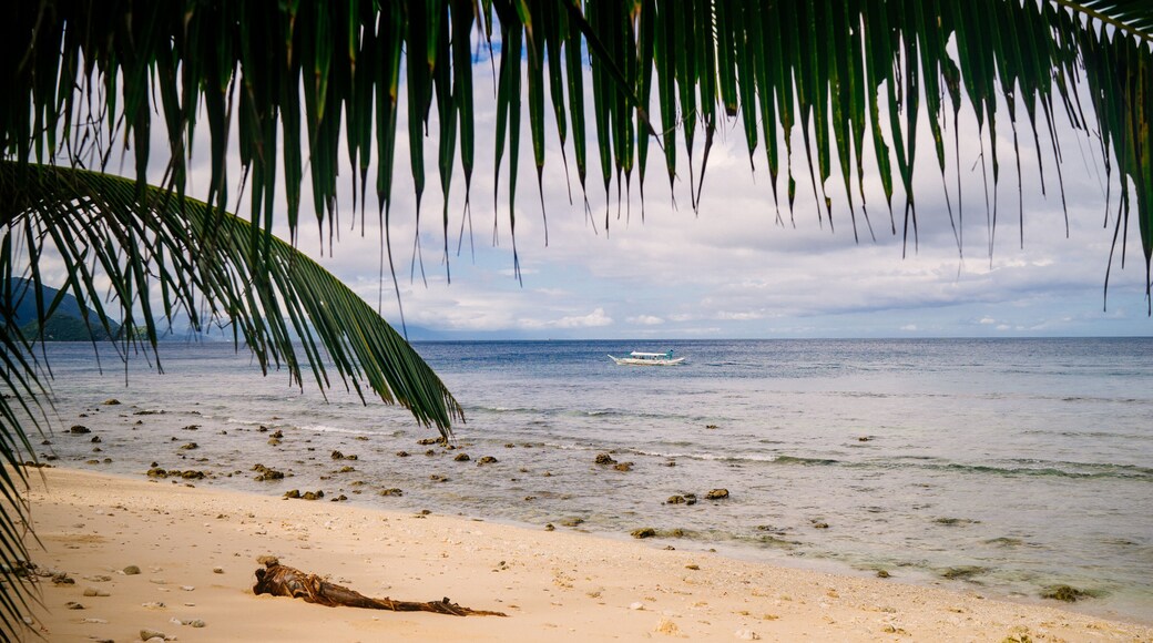 Beach paradise at Puerto Galera of Oriental Mindoro Philippines