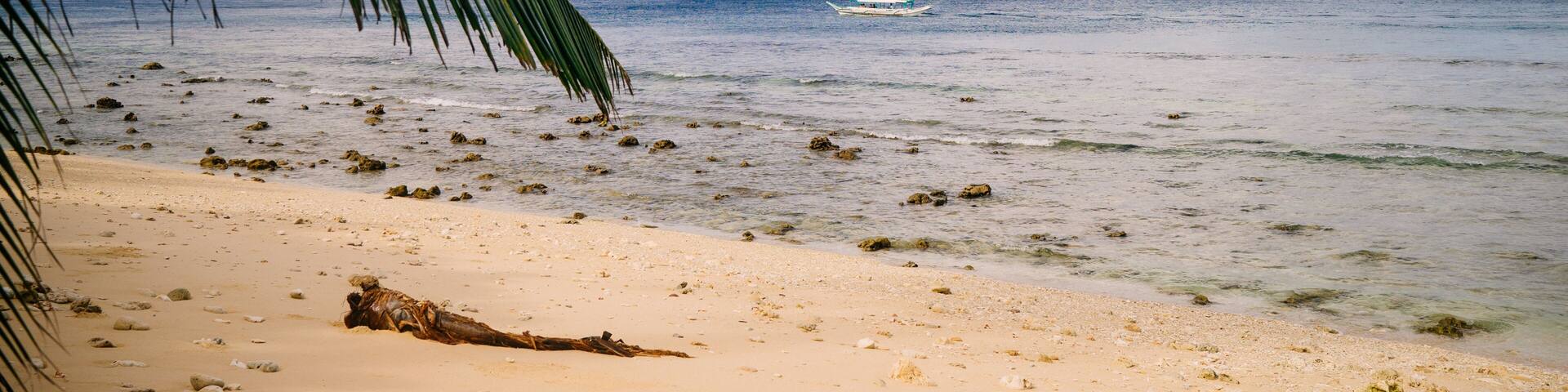 Beach paradise at Puerto Galera of Oriental Mindoro Philippines