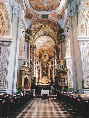 Klosterneuberg Monastery is just 30 minutes outside of Vienna, and is a great day trip. The Monastery's beautiful baroque style church is breathtaking.