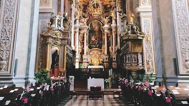 Klosterneuberg Monastery is just 30 minutes outside of Vienna, and is a great day trip. The Monastery's beautiful baroque style church is breathtaking.