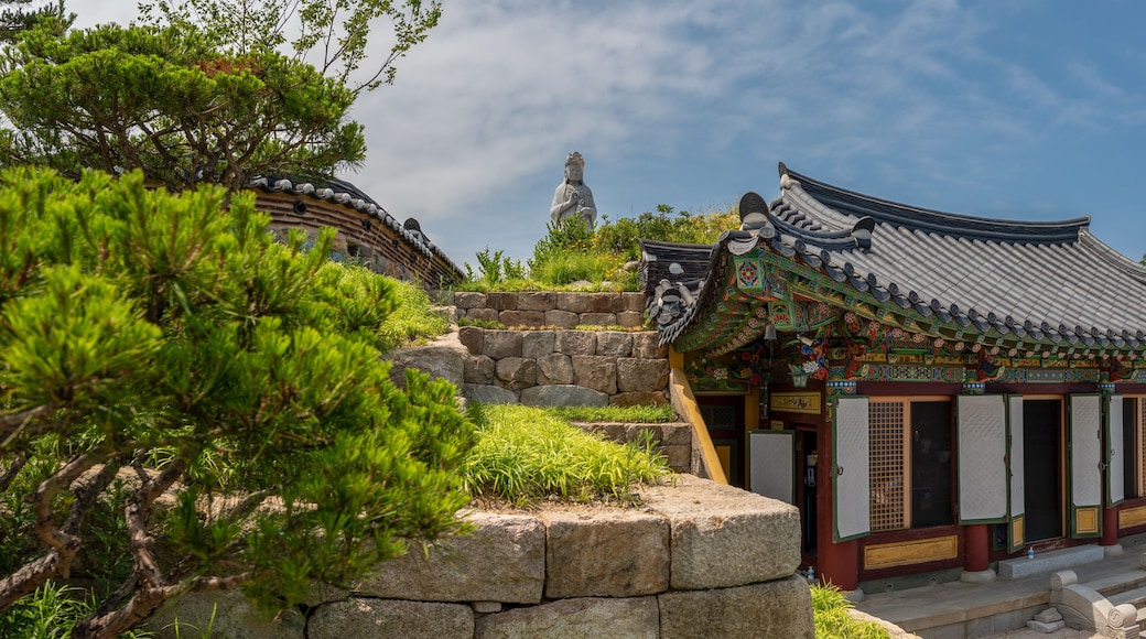 Naksansa Korean Buddhist temple complex in the Jogye order in Gangwon Province South Korea