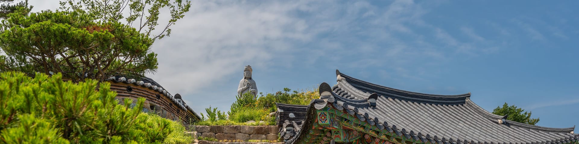 Naksansa Korean Buddhist temple complex in the Jogye order in Gangwon Province South Korea