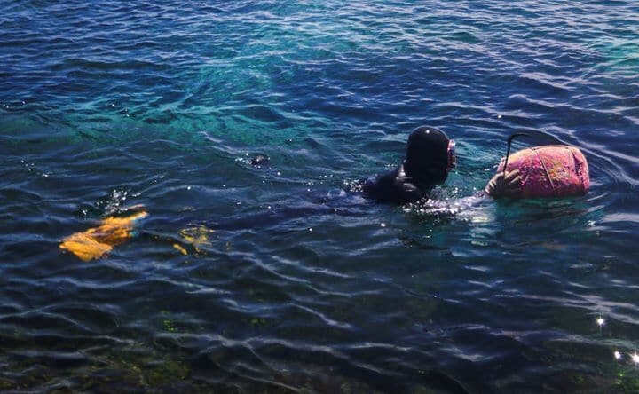 Diver in Yangyang Gangwon-do