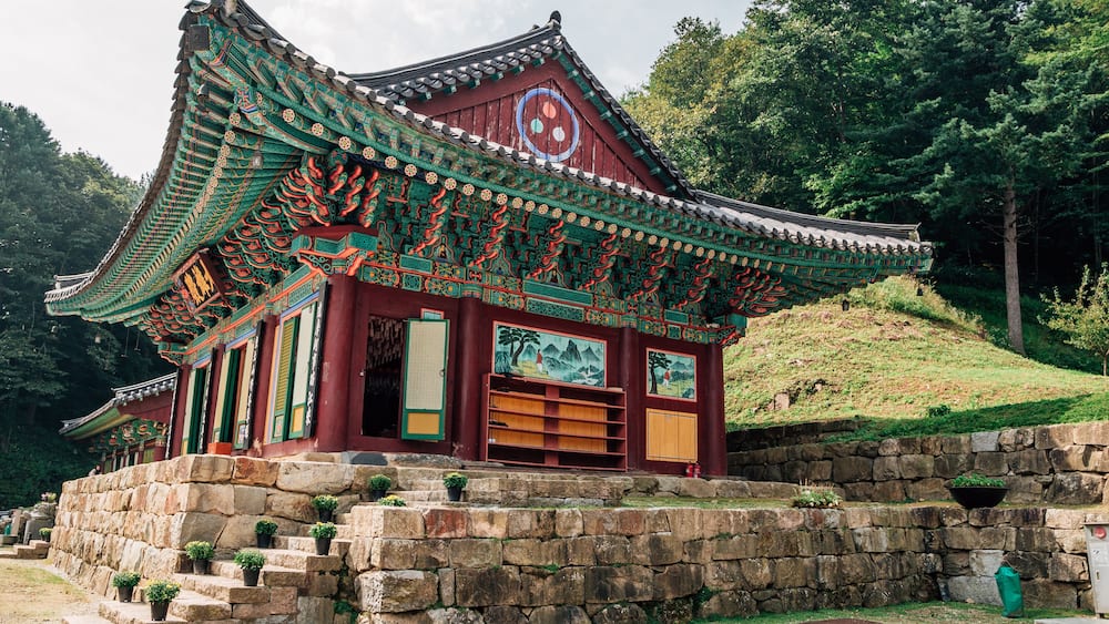 Guryongsa temple in Chiaksan mountain national park, Wonju, Korea