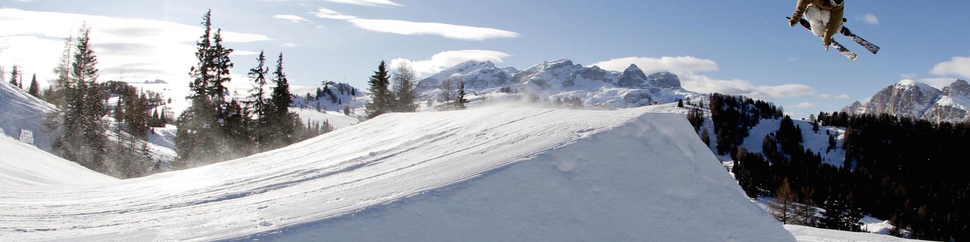 Alta Badia featuring snow and snow skiing