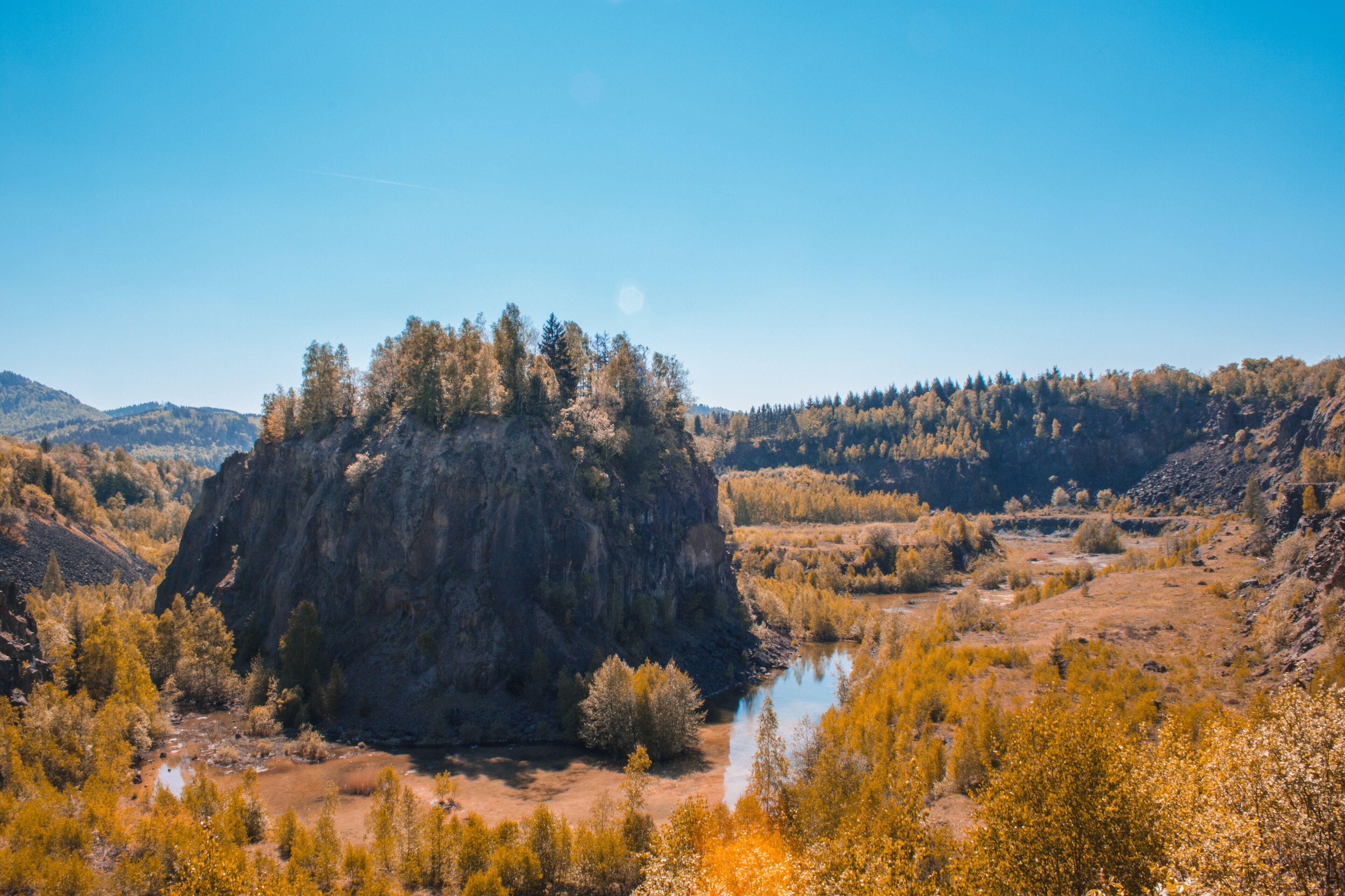 View of Heimberg near Wolfshagen, Harz Mountains National Park, Germany
