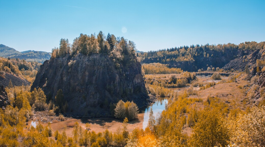 View of Heimberg near Wolfshagen, Harz Mountains National Park, Germany