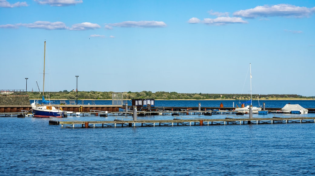 boat on the sea Bitterfeld-Wolfen East Germany