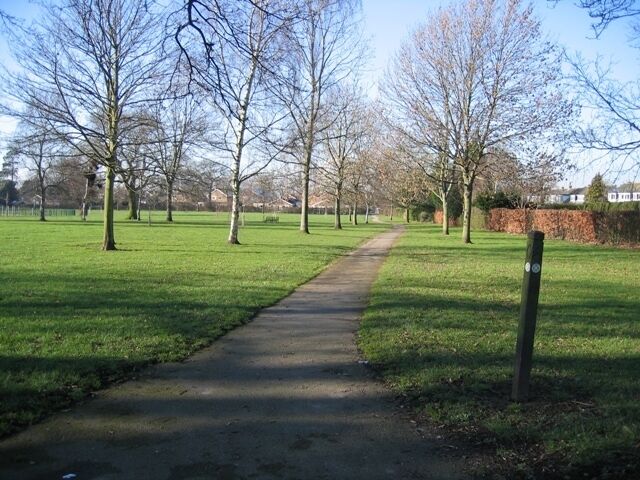 Tattenhall Park The open space in the centre of Tattenhall. The footpath is part of the Millennium Mile walk.