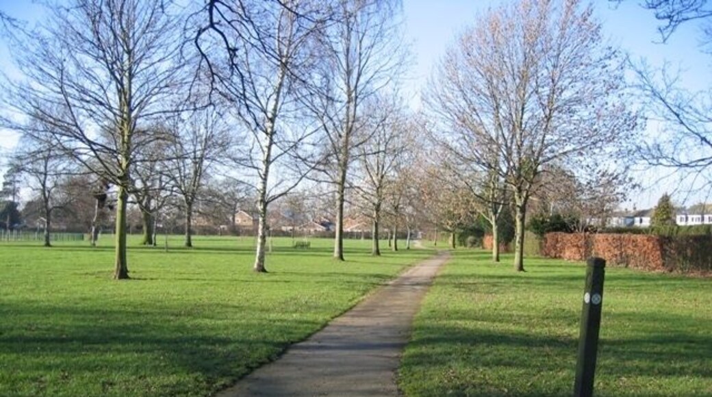 Tattenhall Park The open space in the centre of Tattenhall. The footpath is part of the Millennium Mile walk.