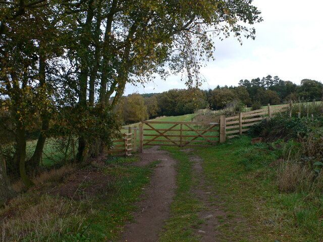 Sandstone Trail The trail is very well-maintained and well signposted. This is a new gate and kissing gate by its side.