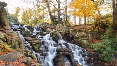The Cascades along the walk around the lake at Virginia Water on a lovely Autumn afternoon.