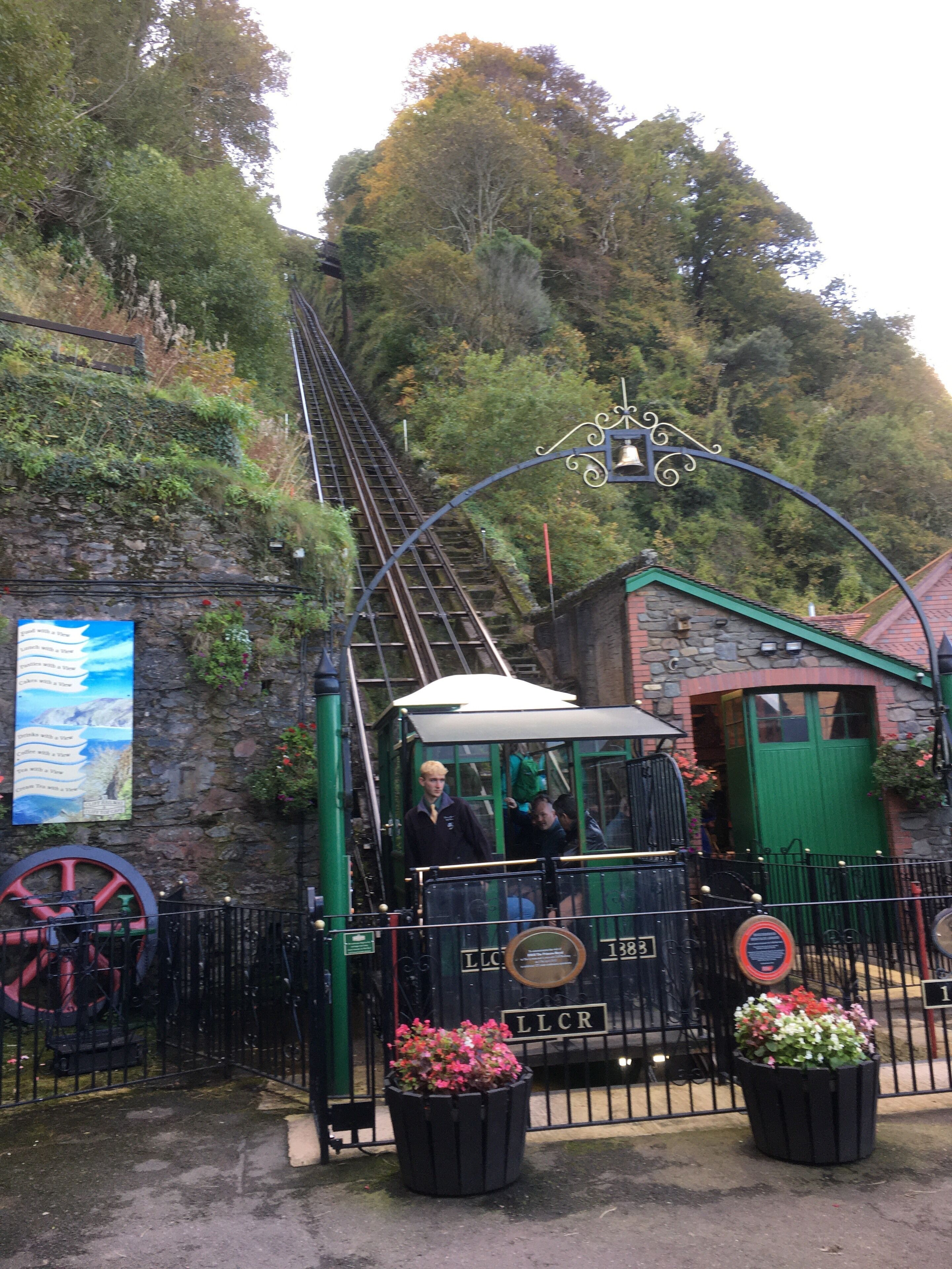 Water driven furnicular between Lynton and Lynmouth