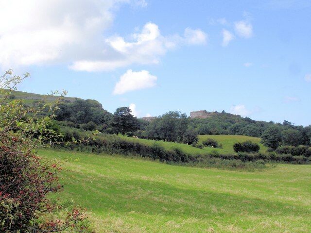 Near Cwm, on the Offa's Dyke Path Cwm, on the Offa's Dyke Path, view towards Y Foel and the quarries.
