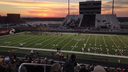 It’s a tradition in Texas, USA we like to call Friday Night Lights. High school football is huge in this state. #football