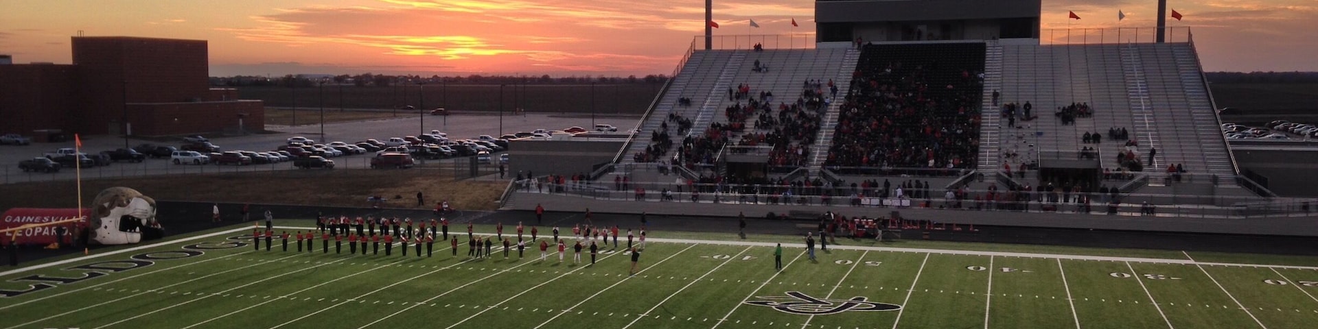 It’s a tradition in Texas, USA we like to call Friday Night Lights. High school football is huge in this state. #football