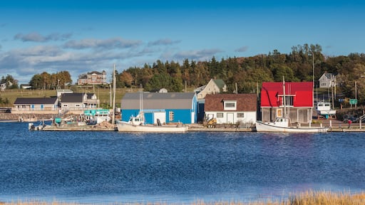 Canada, Prince Edward Island, Stanley Bridge. Small fishing harbor.