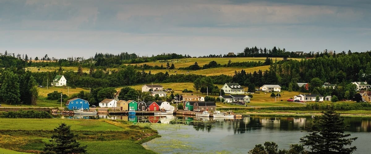 There are many small villages across the Island.