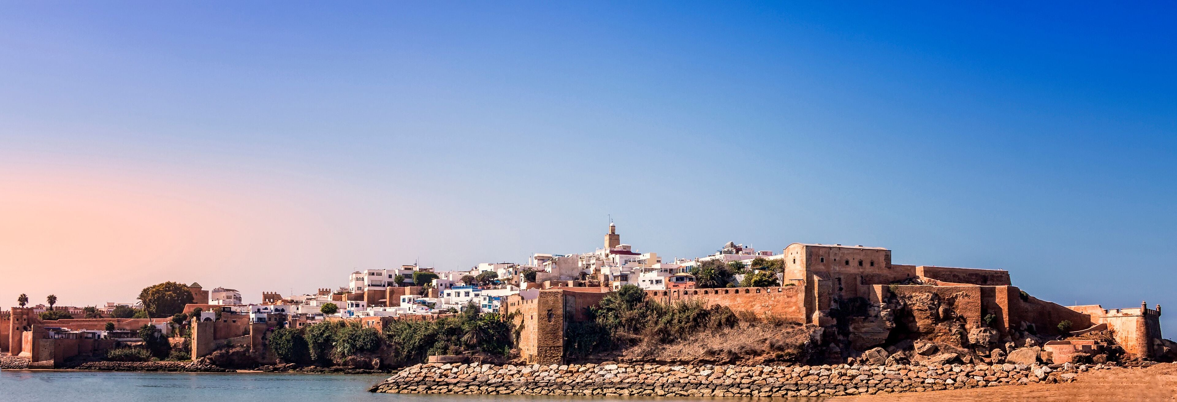 Panoramic view of Oudayas Kasbah Rabat