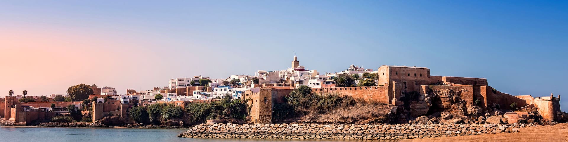 Panoramic view of Oudayas Kasbah Rabat