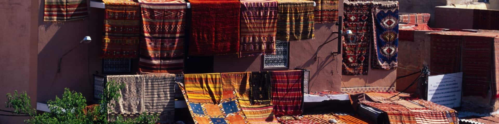 Marrakech which includes heritage architecture and a city