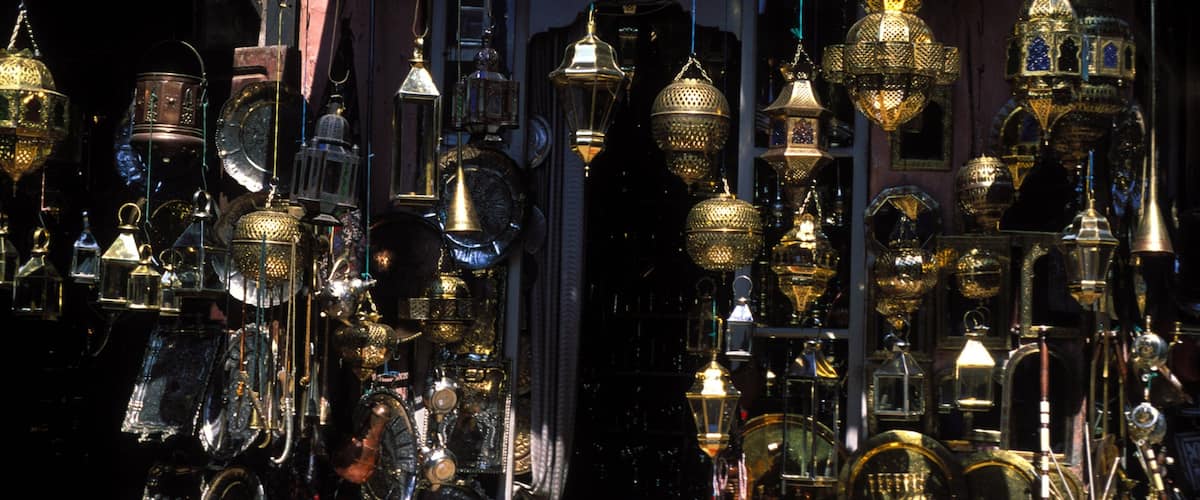 Marrakech featuring interior views