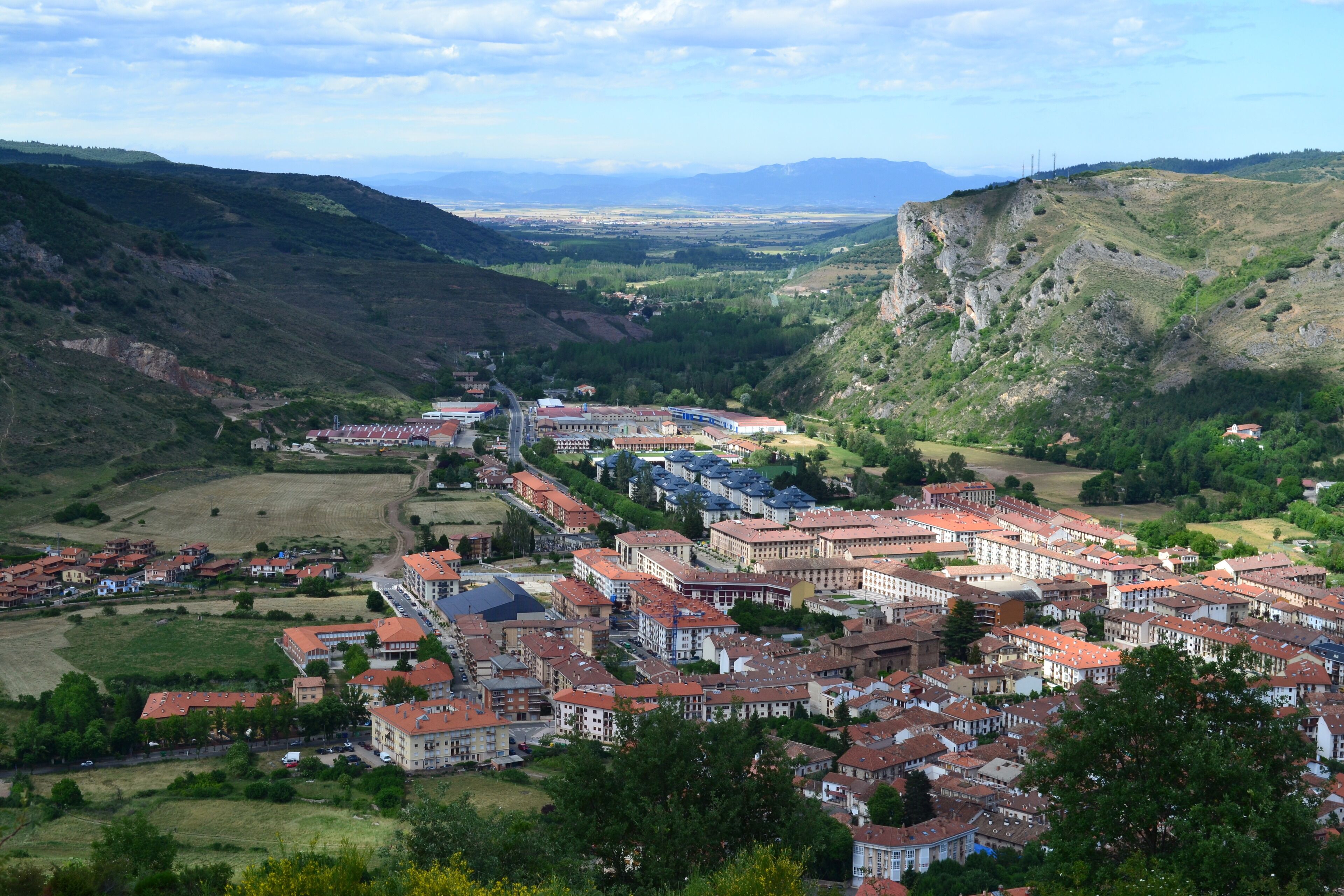 Ezcaray desde la Ermita de Santa Bárbara
