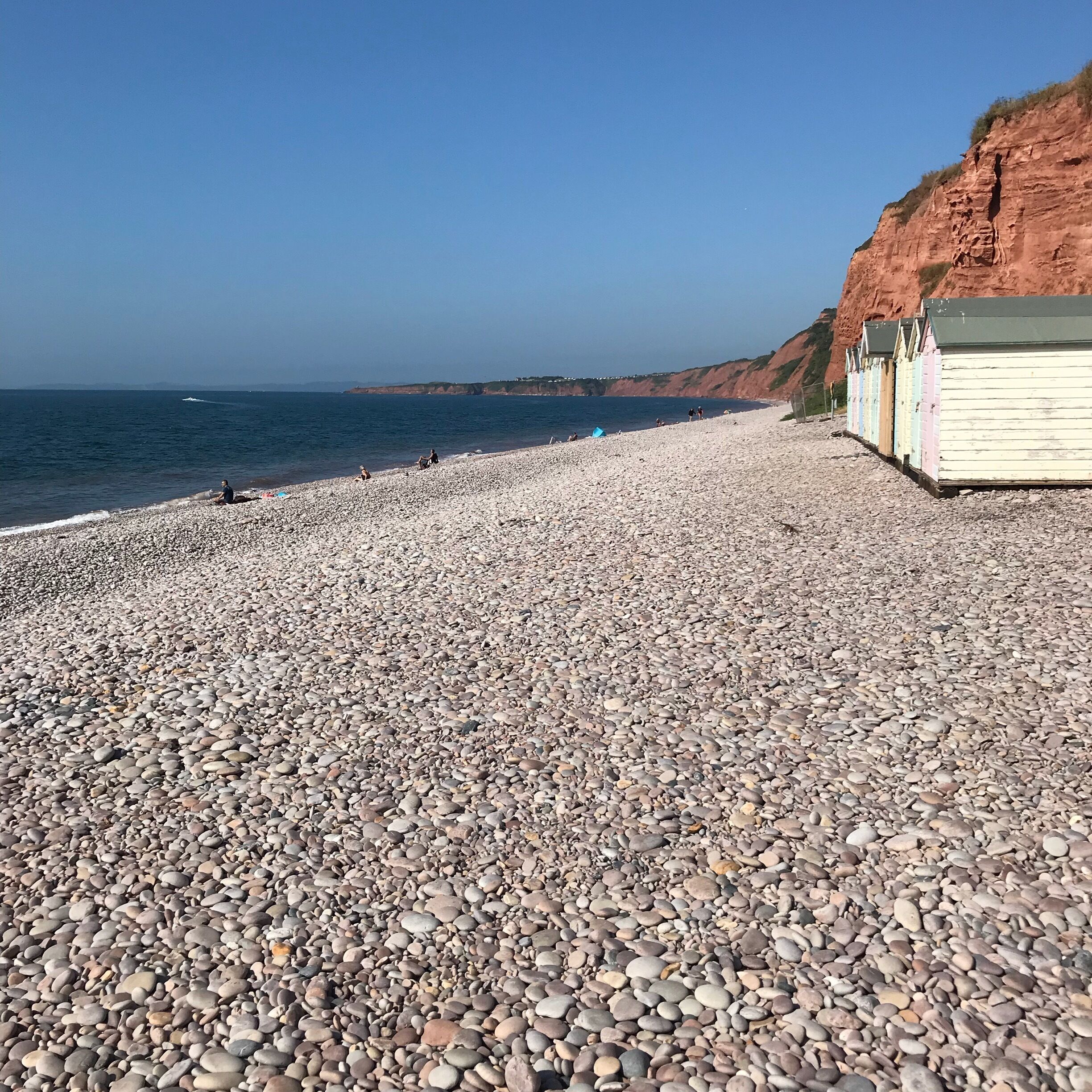 I love this beach, the red rock, blue sea and sky. A wonderful example of a Jurassic coast. Also my childhood holidays were spent here. A little piece of my heart will always be here.